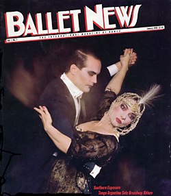 "Tango Argentino sets Broadway Ablaze", Ballet News, January 1986